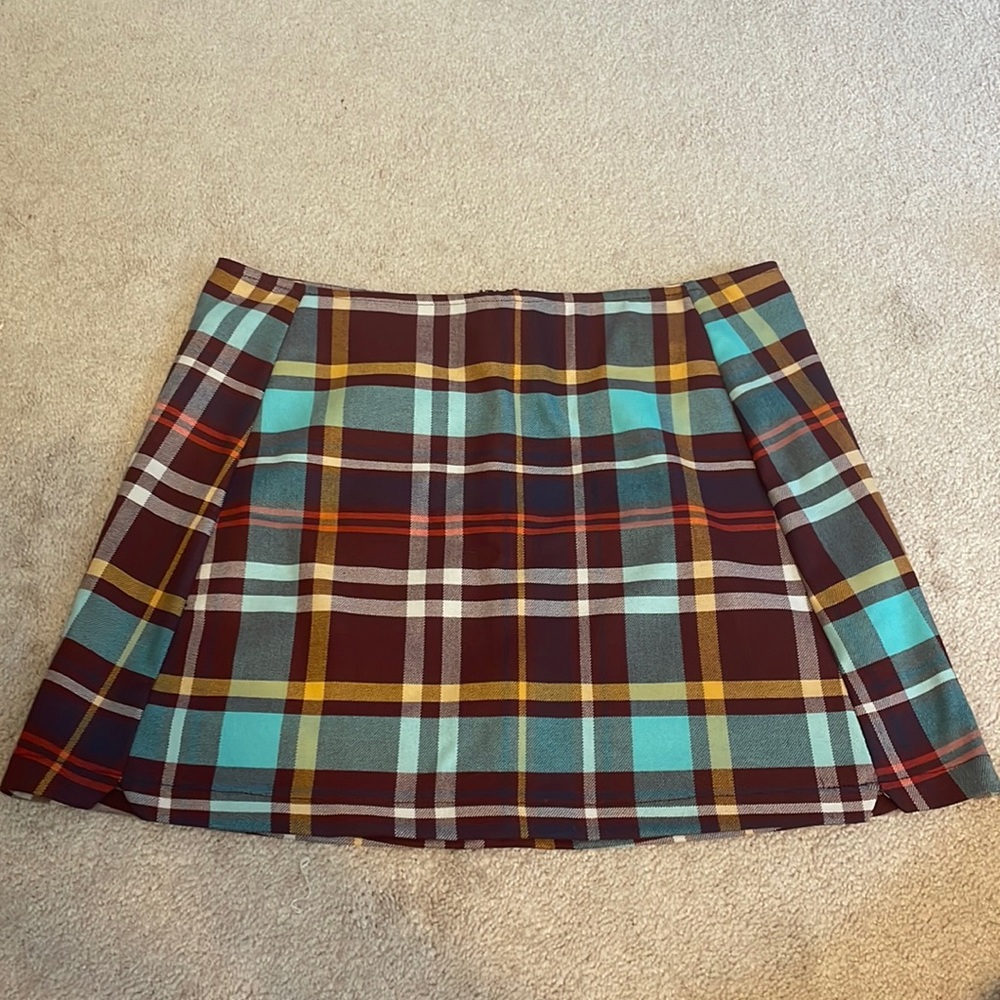 Plaid skirt